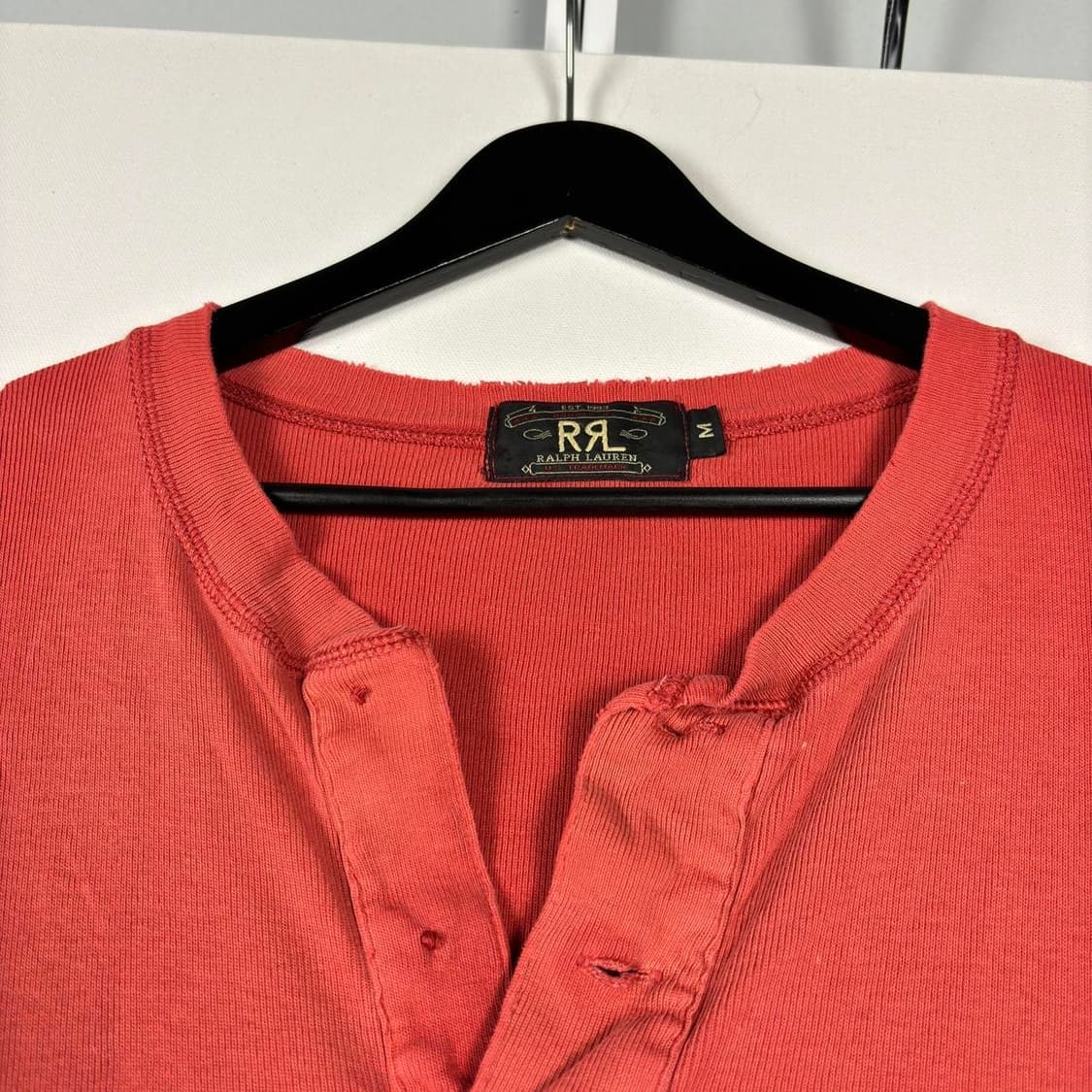 RRL 더블알엘 베이직 니트 헨리넥 티셔츠 상품이미지2