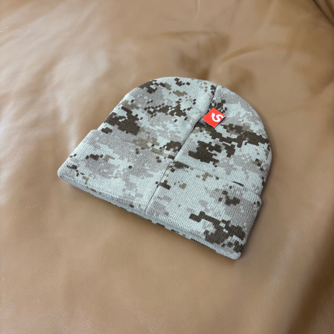 슈프림 비니 모자 디지털 카모 탄 상품이미지2