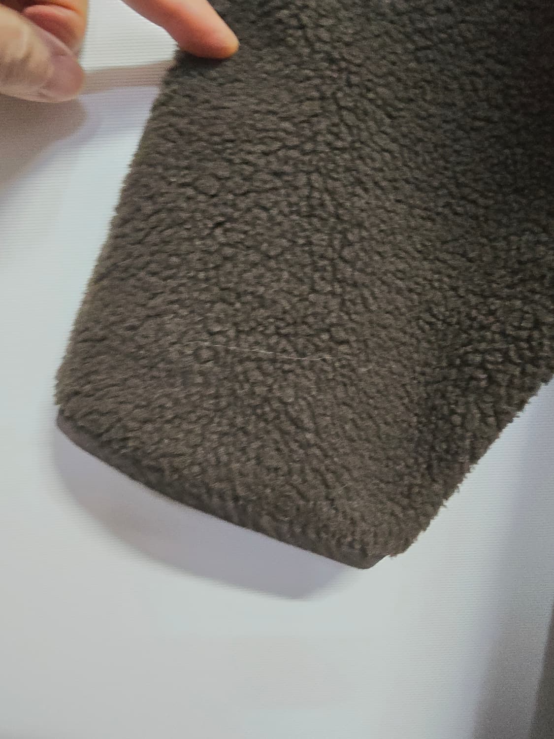 vvolivia 여성 롱 뽀글이 코트 브라운 상품이미지4