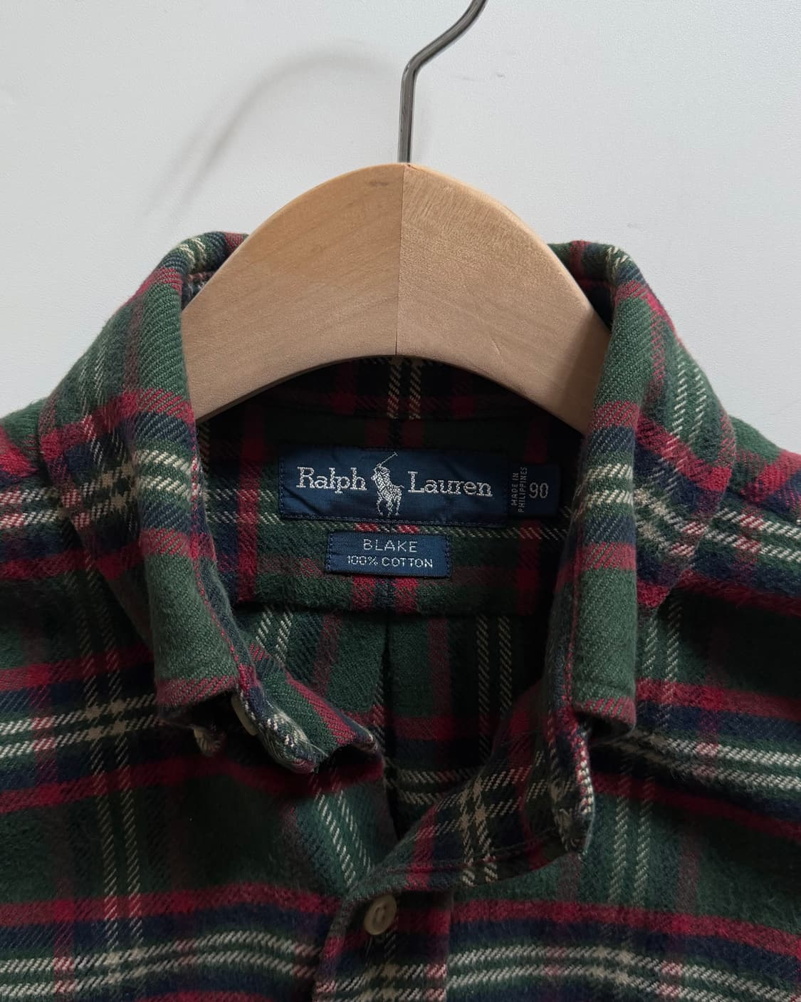Polo 폴로 랄프로렌 그린체크 플란넬 블레이크 셔츠 상품이미지3