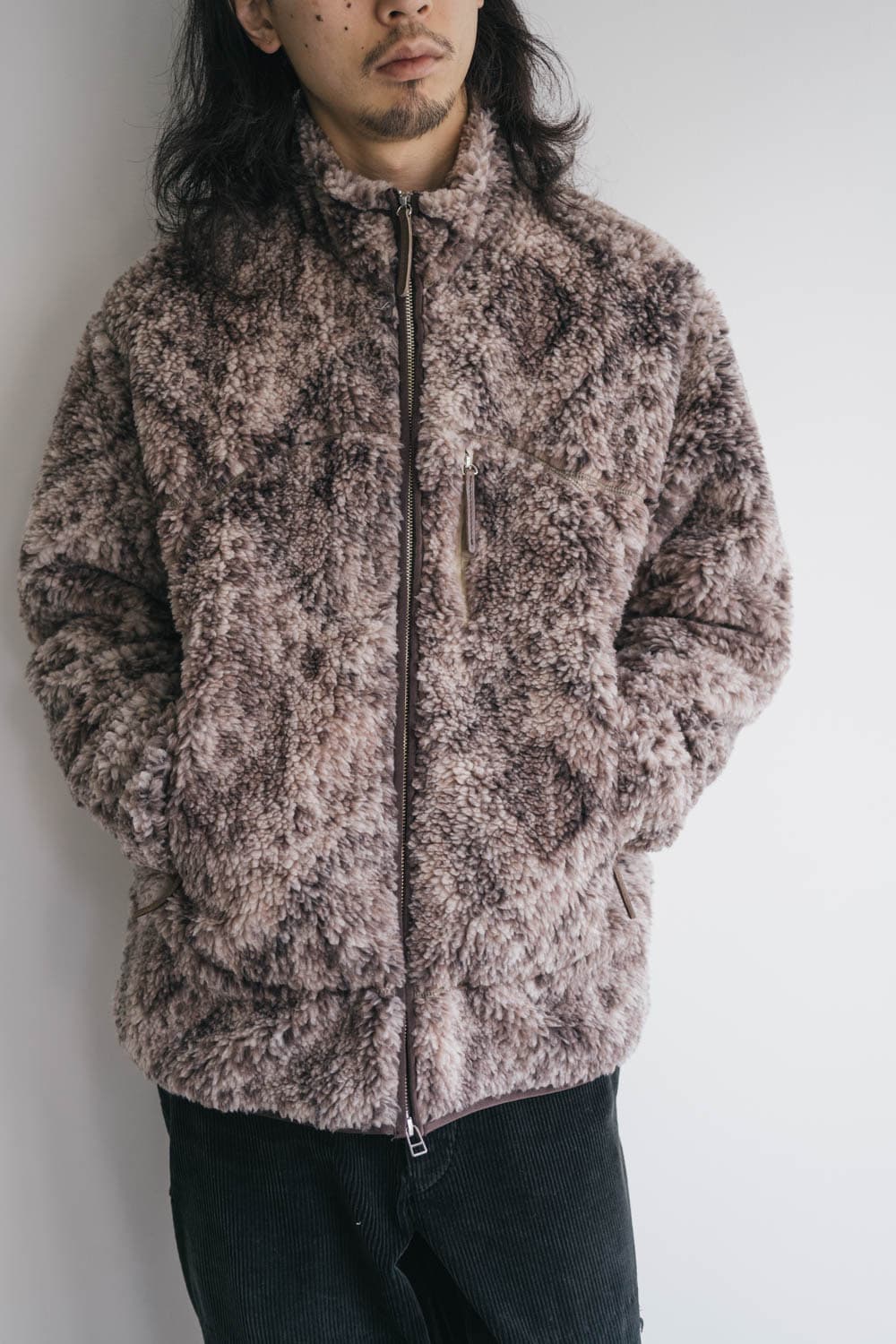 [40]올드조 21FW 아라베스크 파일 집 후리스 자켓 상품이미지4