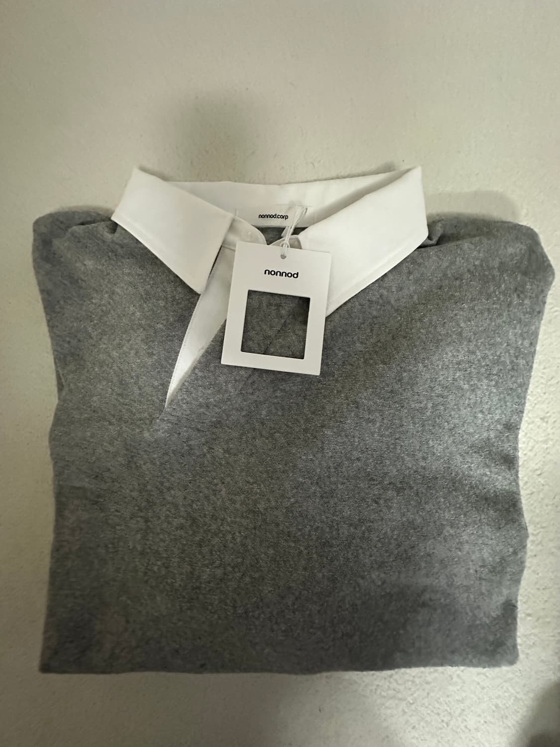 [1] 논노드 바이어스 폴로 셔츠 그레이 상품이미지1