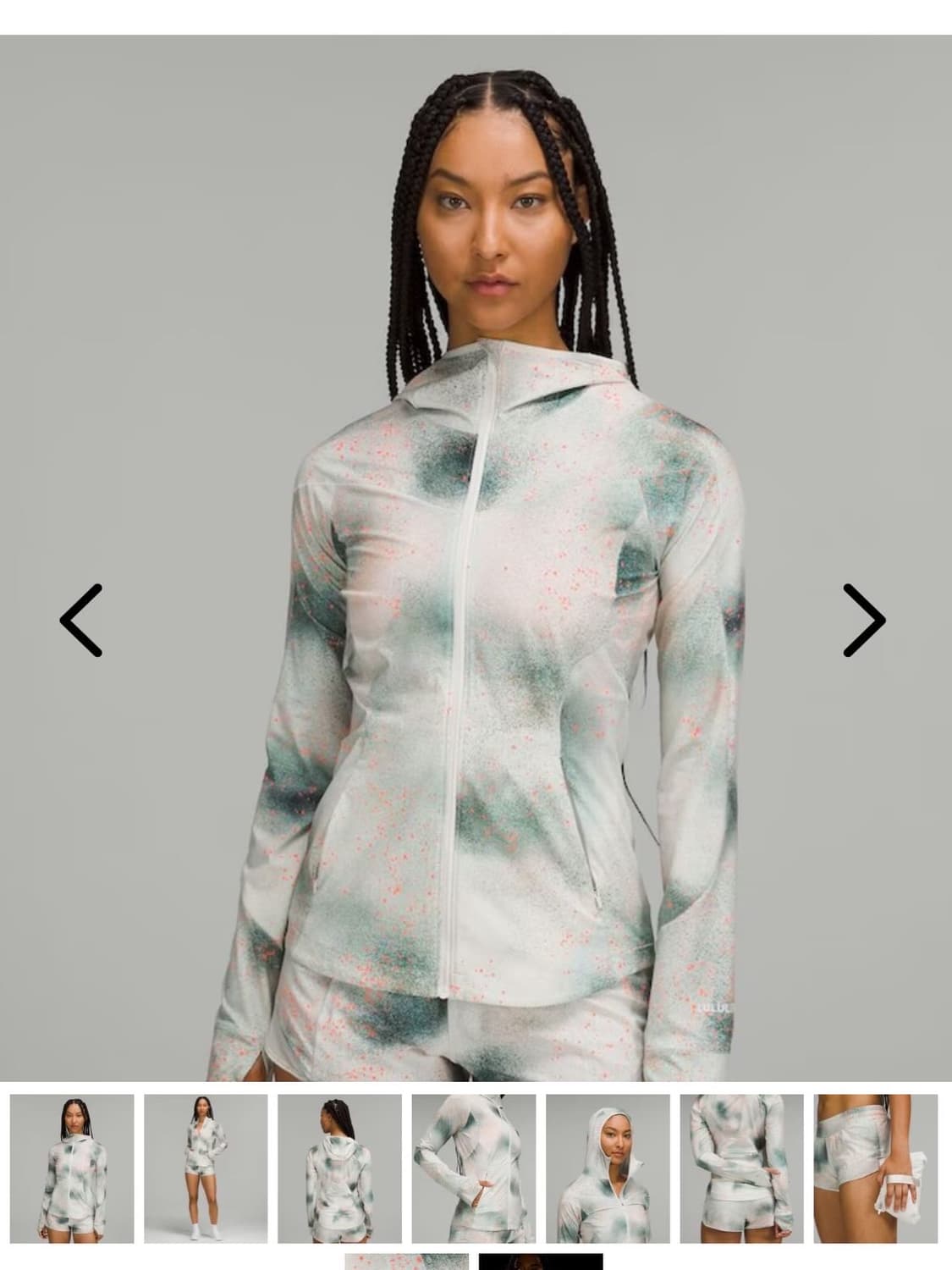 룰루레몬 패턴 후드 바람막이 자켓 상품이미지7