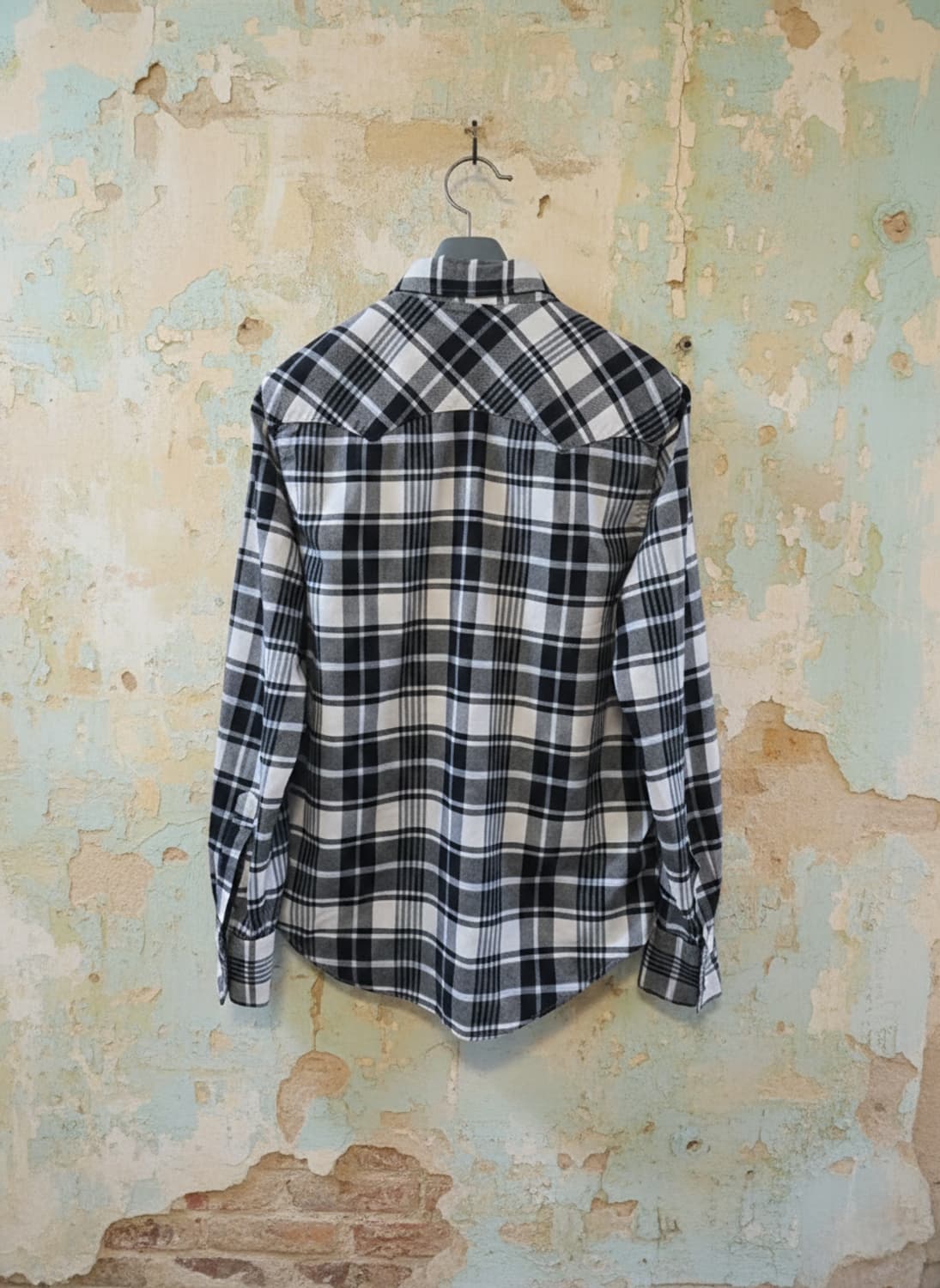 리바이스 웨스턴 체크 셔츠 S 상품이미지2