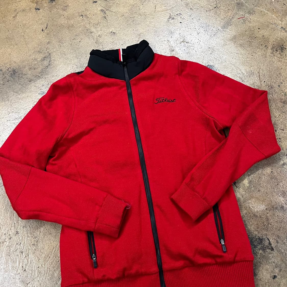 [정품/M] 타이틀리스트 레드 골프 자켓 b16 상품이미지1