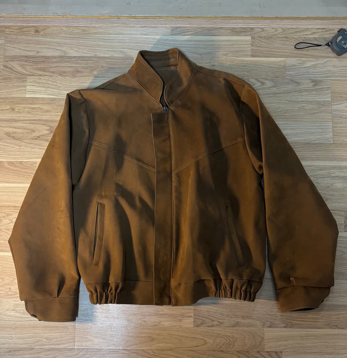 빈티지 스웨이드 블루종 상품이미지1