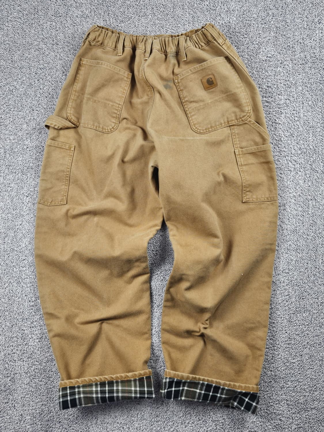 칼하트 헤비 플란넬 밴딩 커스텀 카펜터 팬츠 (40X30) / 10553 상품이미지5