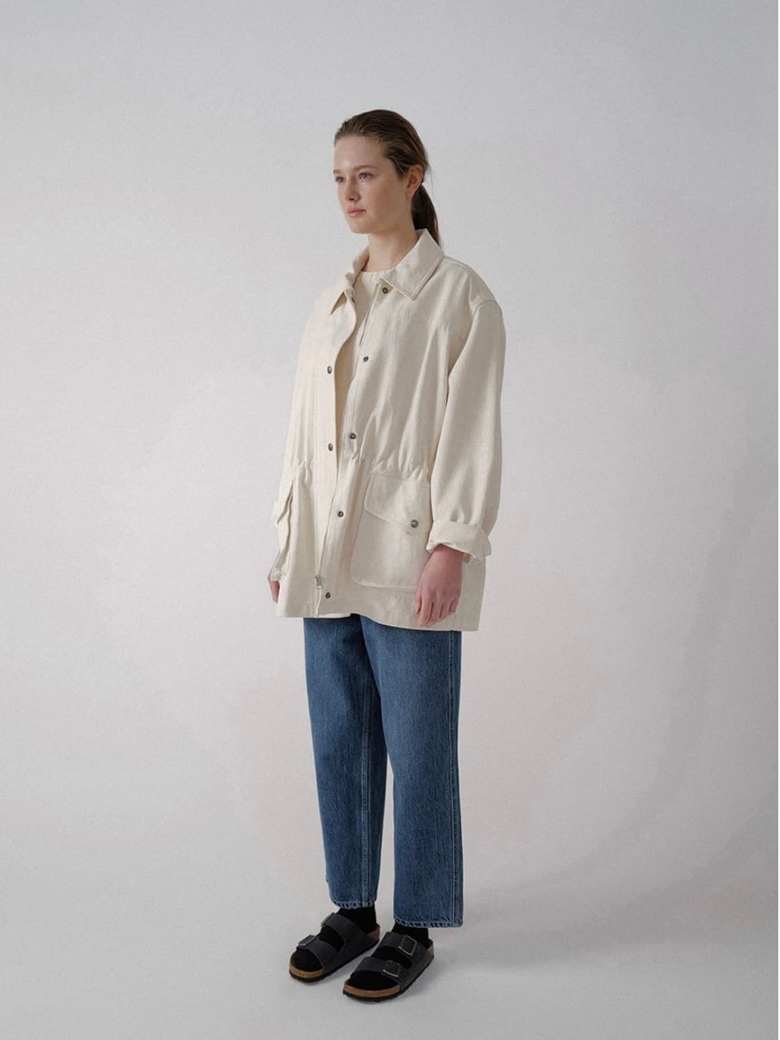 낫띵리튼 Simon cott on field jacket-offwhite 상품이미지3