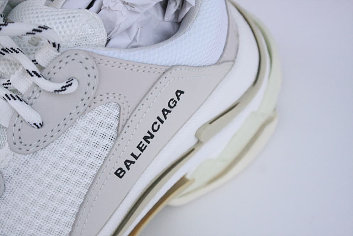 Balenciaga 발렌시아가 트리플S 스니커즈 화이트 단1회착용 신동급 상품이미지4