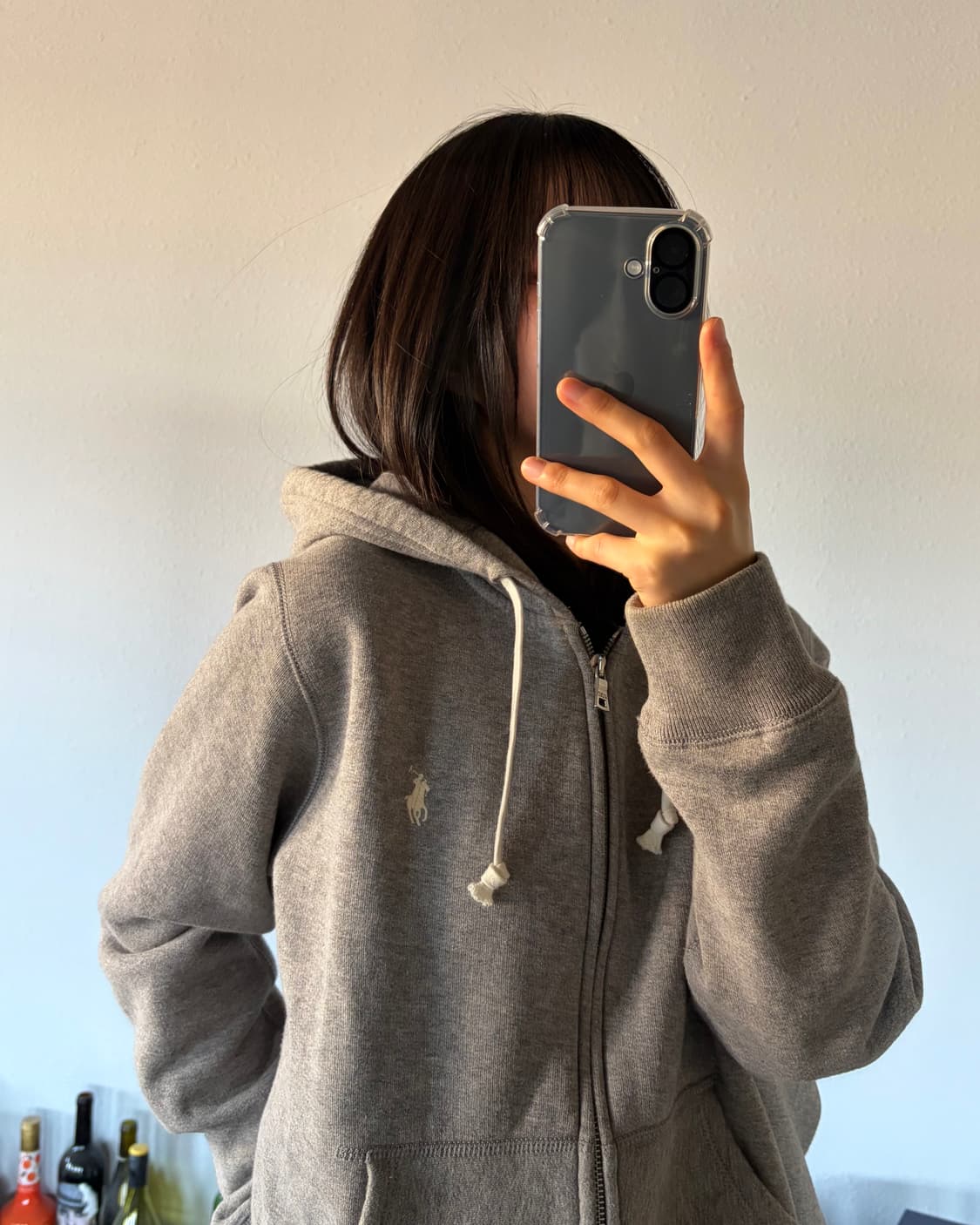 [M]폴로 랄프로렌 그레이 기모 후드집업  상품이미지2