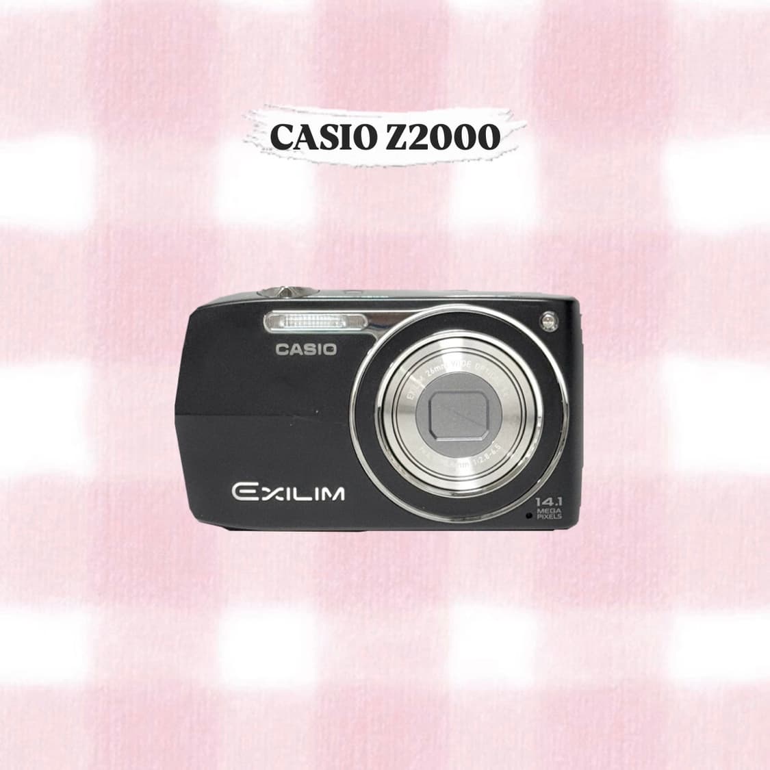 카시오 엑슬림 Z2000 블랙 빈티지디카 상품이미지1