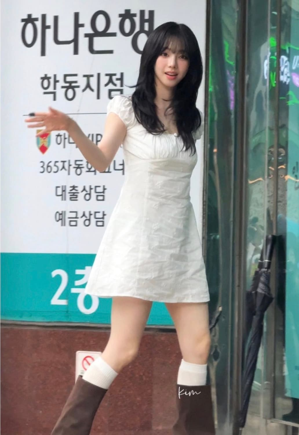 루루서울 cream rose mini dress원피스(카리나 착용) 상품이미지1