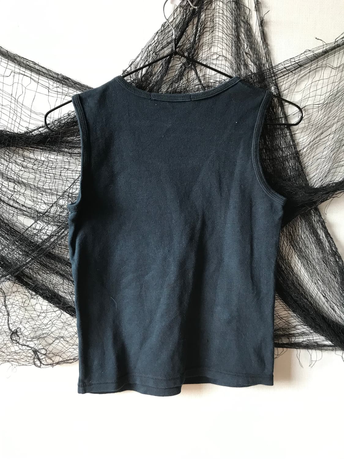 Y2k mood printing sleeveless  상품이미지3