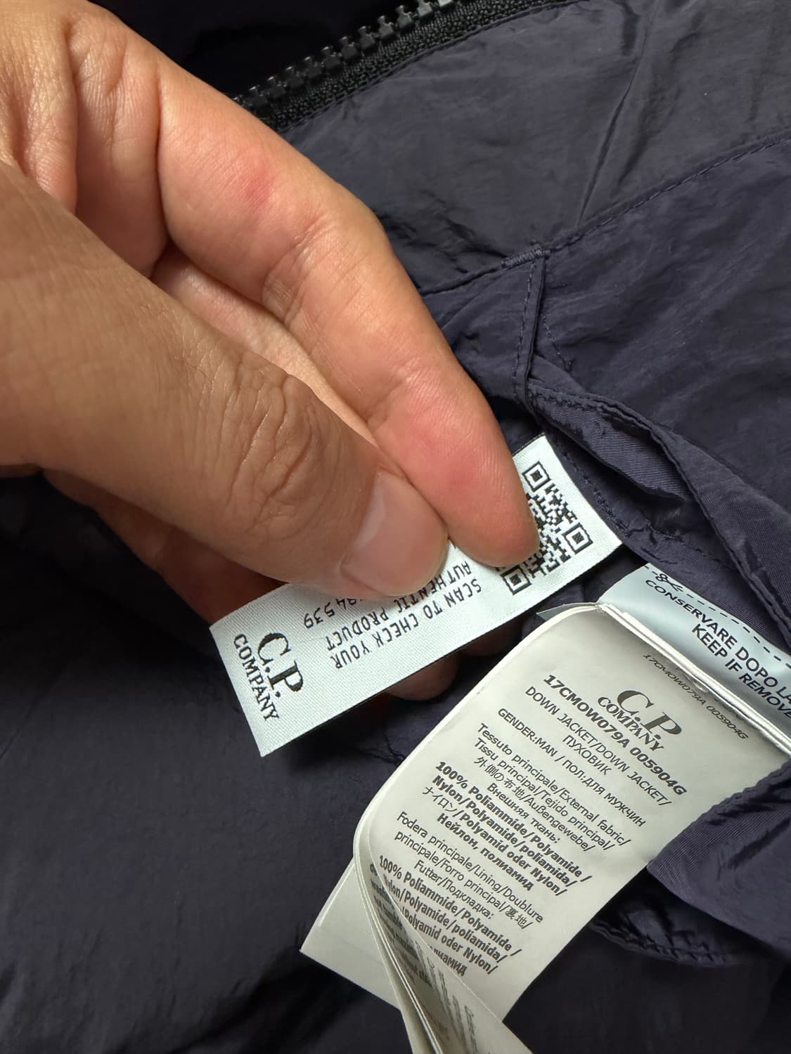 CP컴퍼니 24fw 패딩 애코 크롬R 고글 다운 자켓 상품이미지6