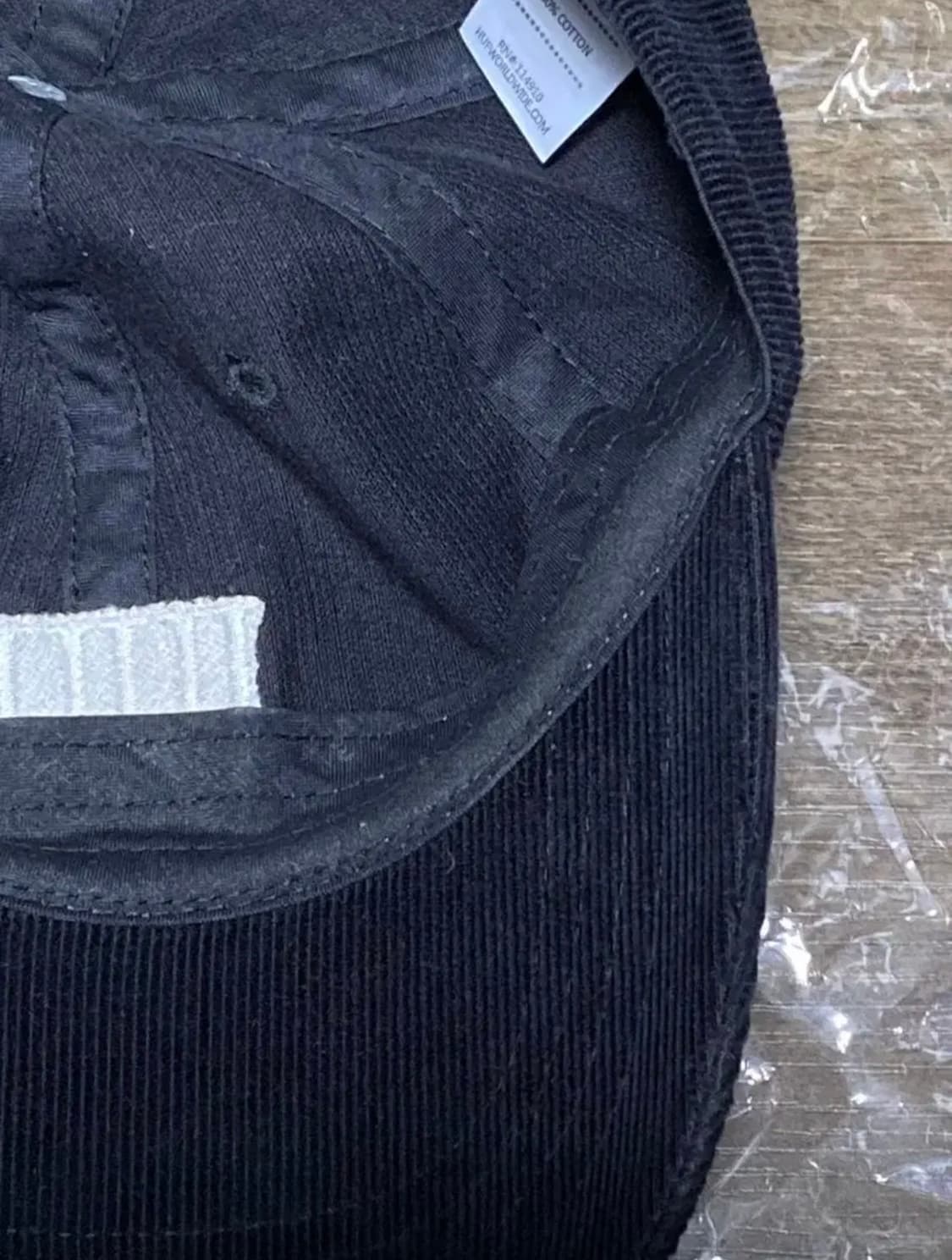 [OS] 허프 Huf 코듀로이 로고 블랙 캡 모자 상품이미지7