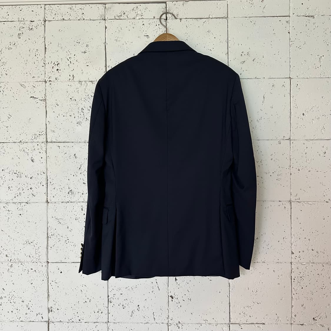 90 폴로 랄프로렌 울 트윌 금장 블레이저 네이비 신형 상품이미지8