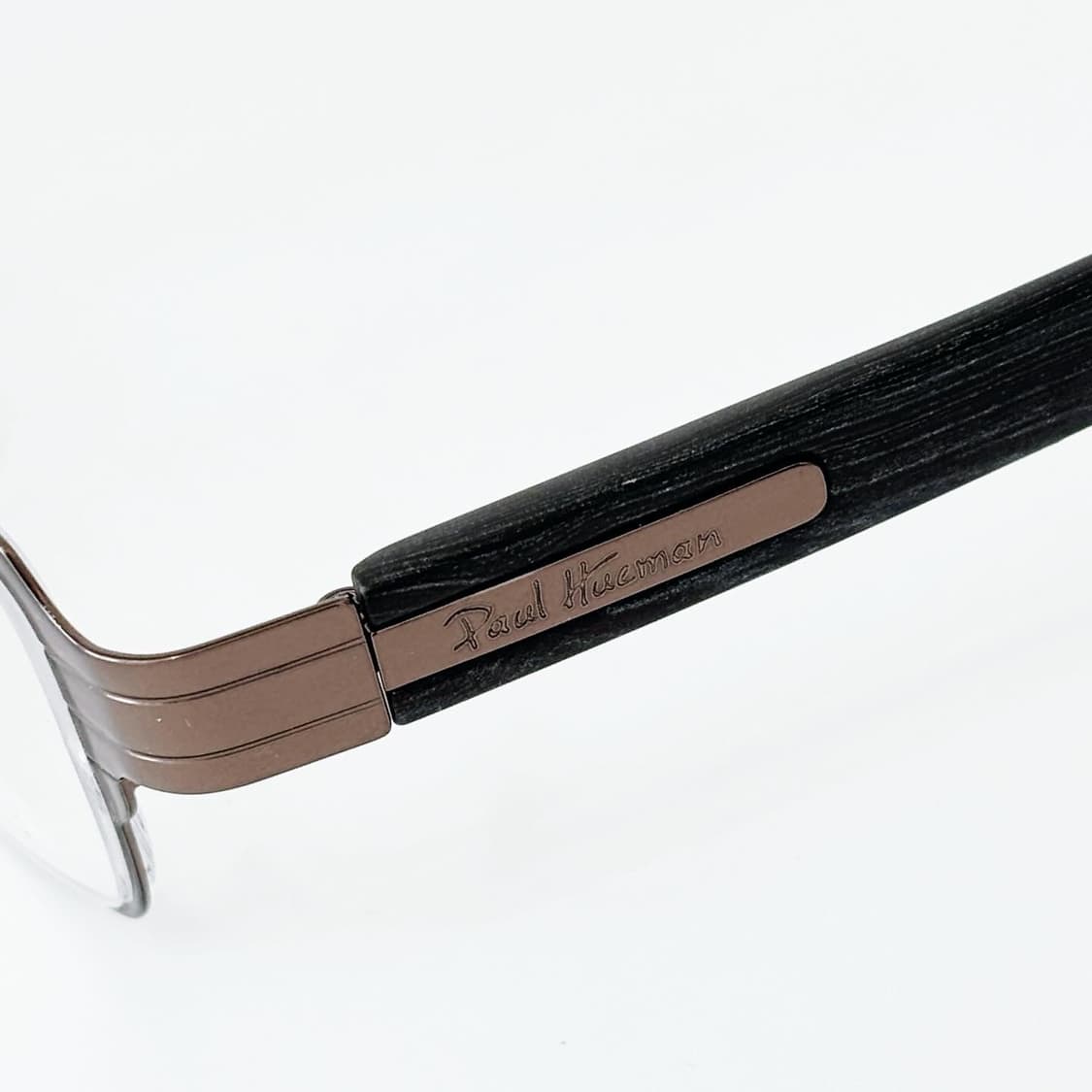 Paul Hueman 브라운 우드템플 데드스탁 빈티지안경 상품이미지3