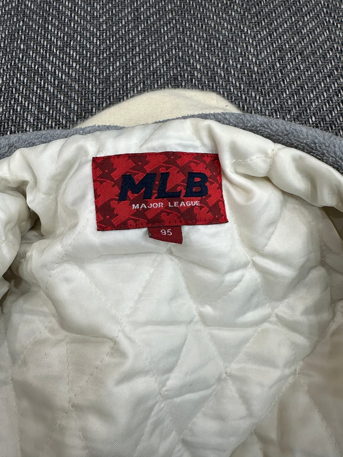 MLB 엠엘비 누빔 니트 후드집업 상품이미지3