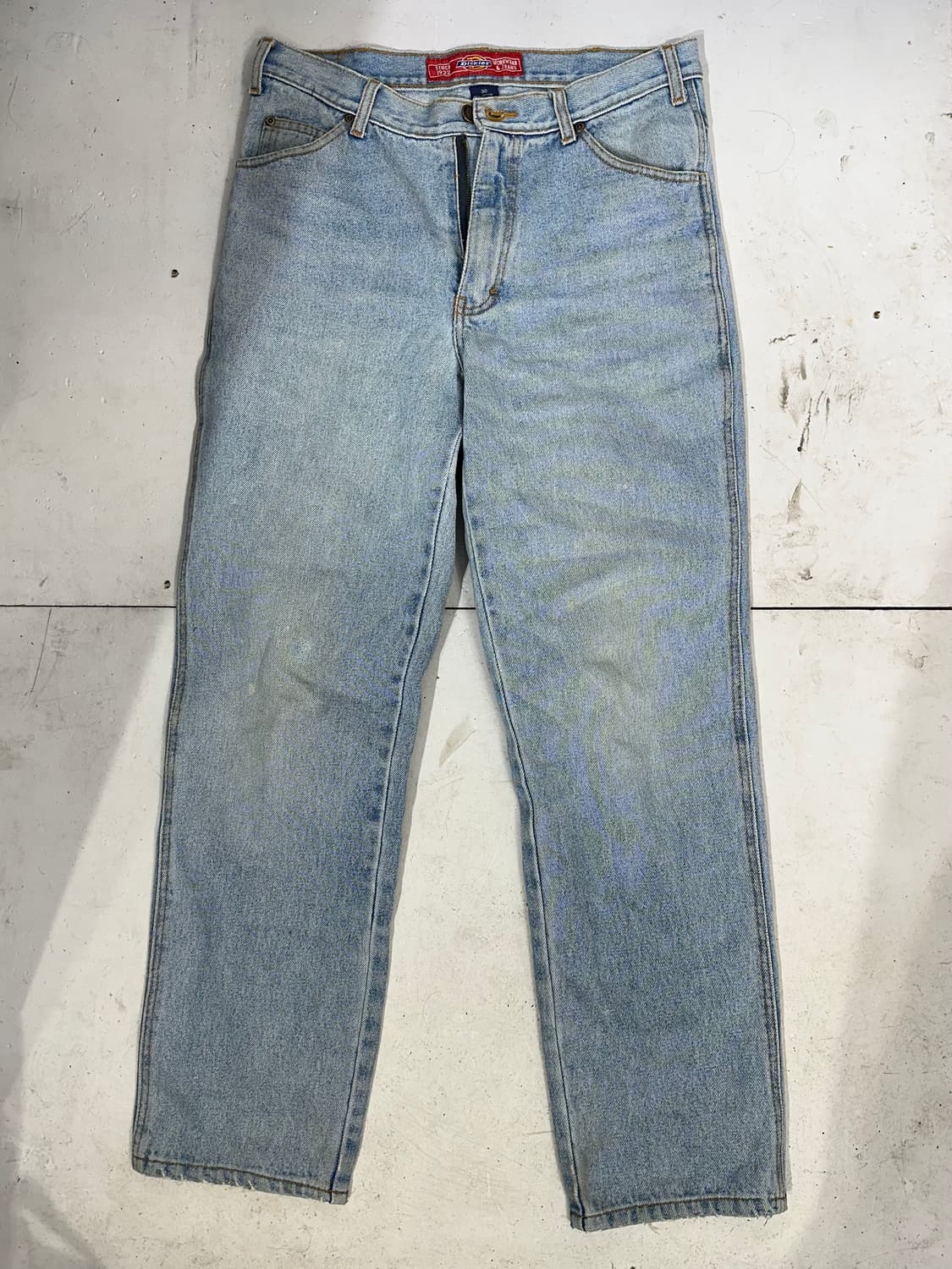 디키즈 워크 팬츠 연청 데님 워싱 청바지 30 상품이미지4