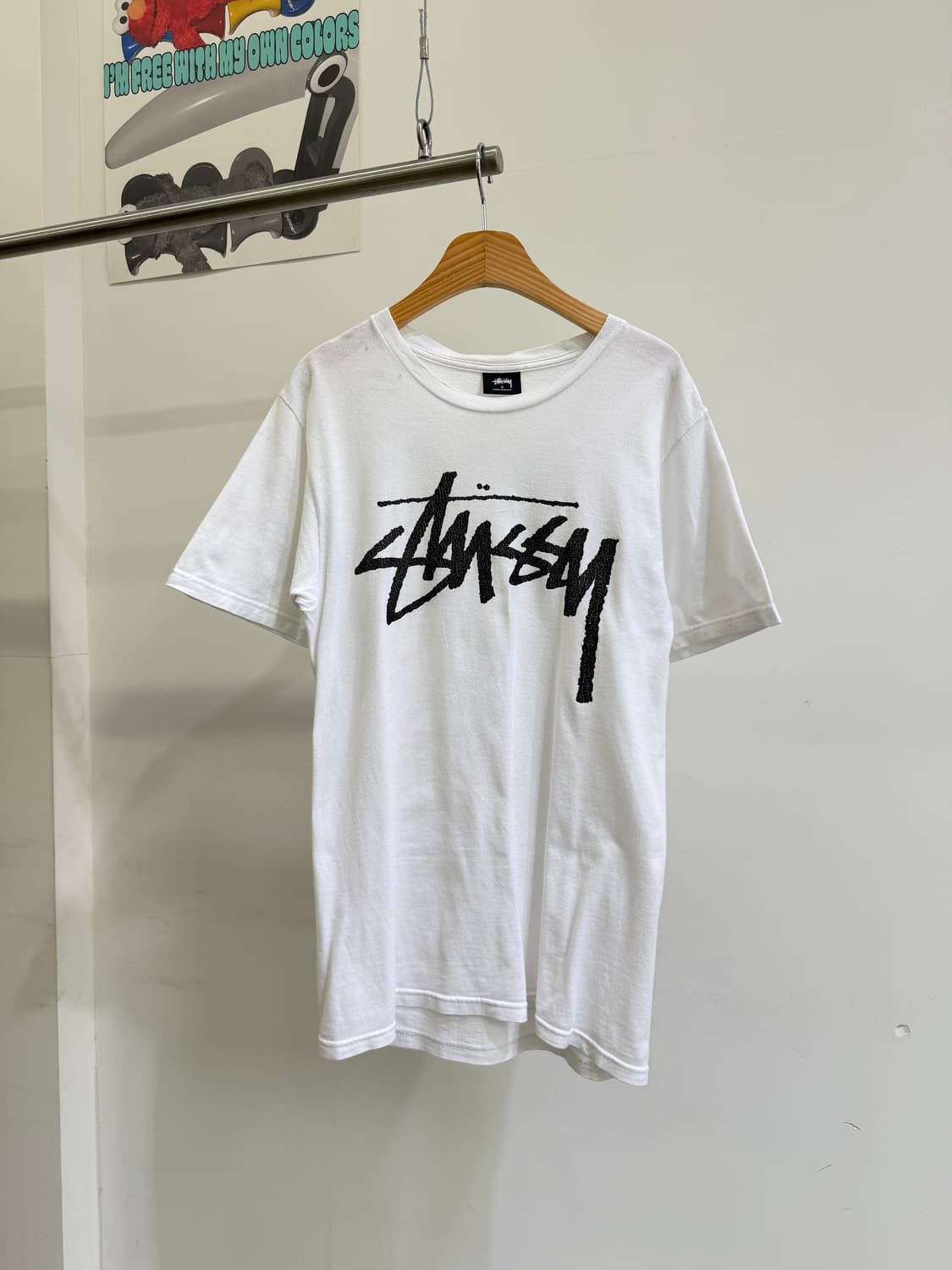 STUSSY 로고 프린팅 티셔츠  상품이미지1