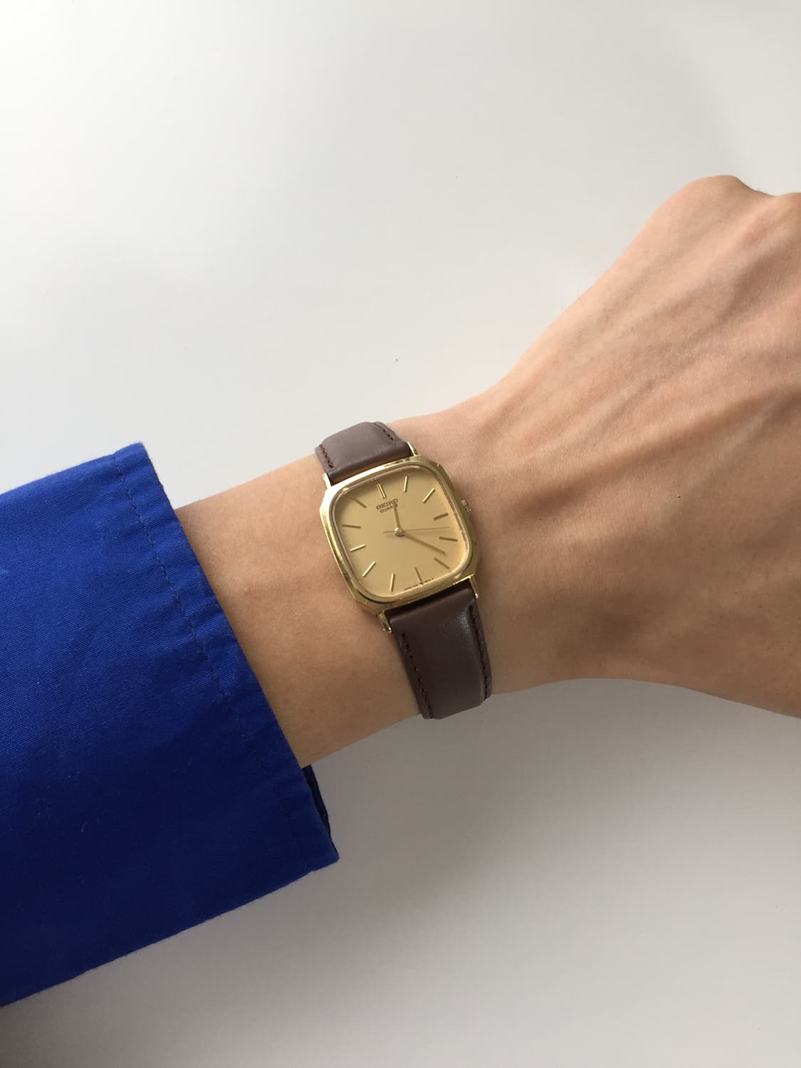 80s seiko chariot square gold quartz 상품이미지4