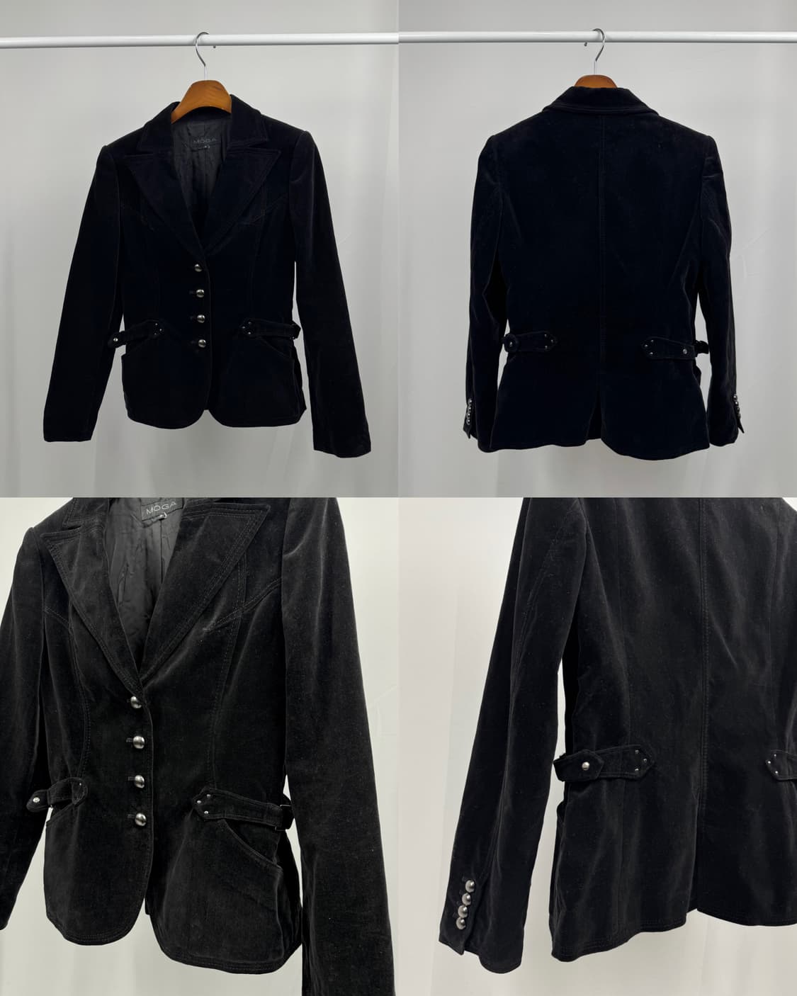 MOGA 벨벳 블레이저  상품이미지9