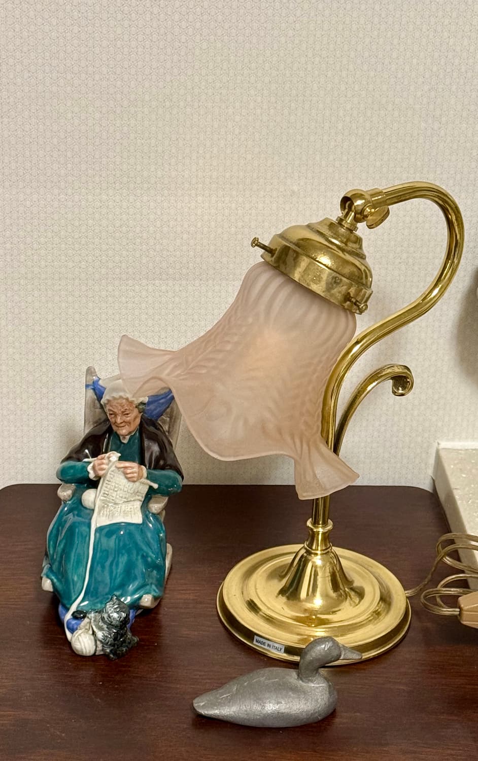 빈티지 이탈리아 황동 구즈넥 테이블 램프 상품이미지6