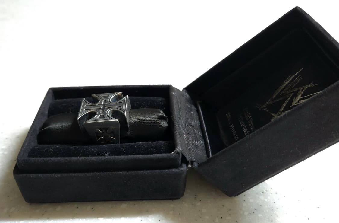 국내 단 한점 WWE 트리플H 아이언크로스 실버링 한정판/크롬하츠 상품이미지4