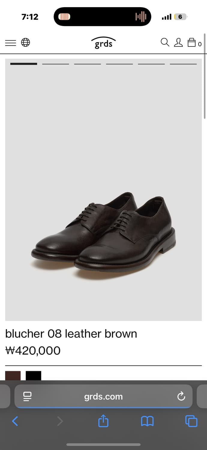 [280]그라더스 블루처08 브라운 더비 상품이미지1