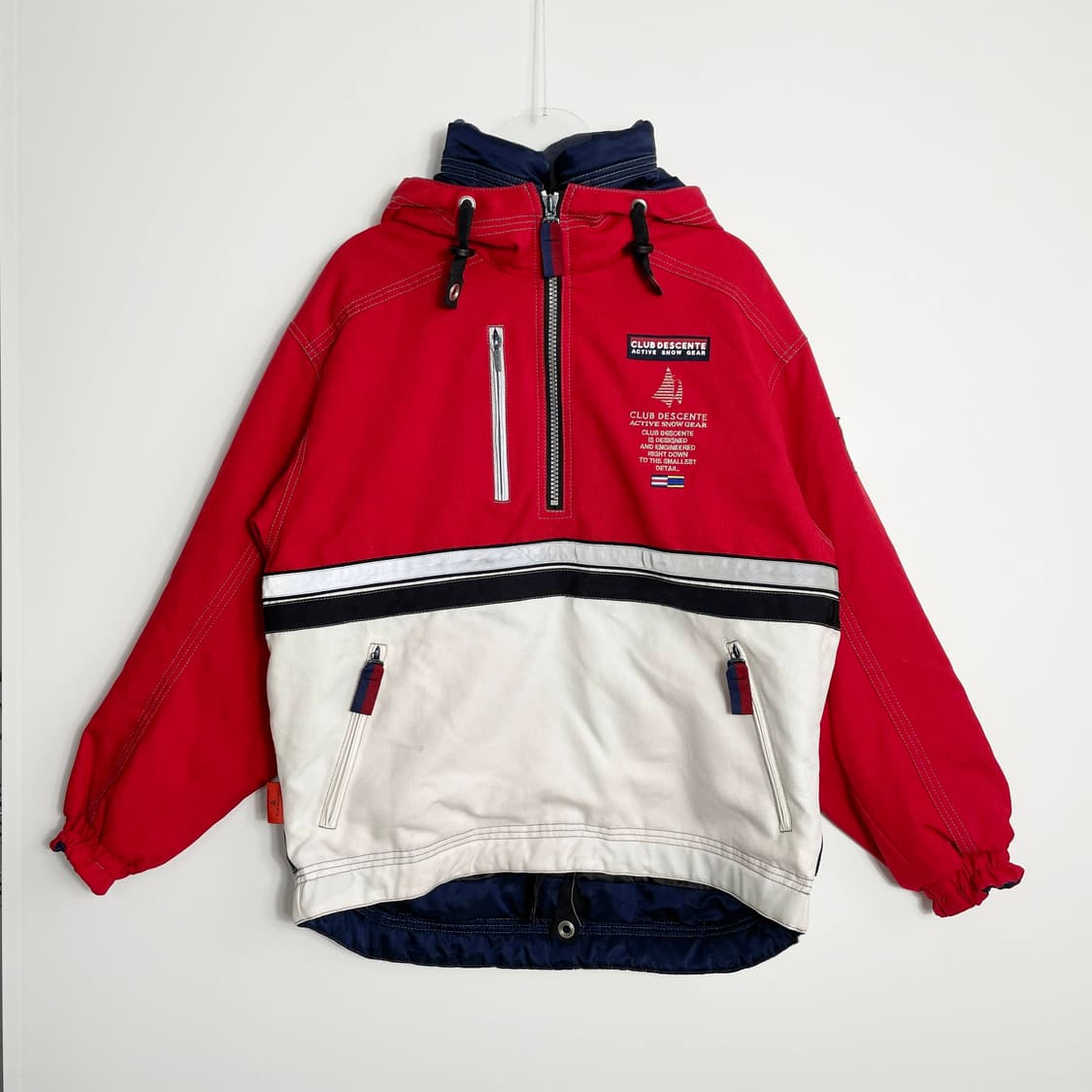 B1 데상트 빈티지 클럽 액티브 스노우 기어 자켓 M사이즈 상품이미지2