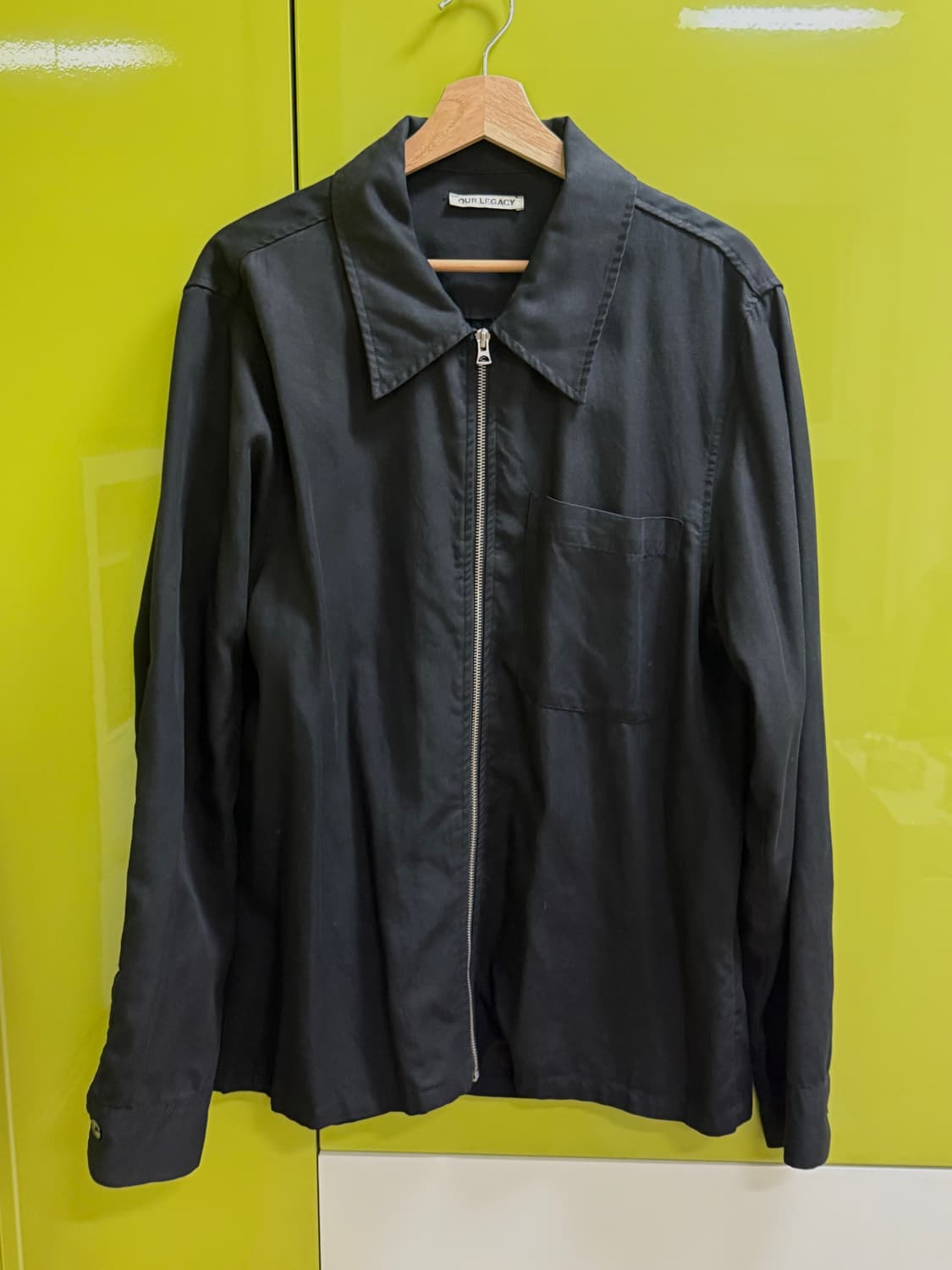 [50] 아워레가시 블랙 지퍼 셔츠 자켓 상품이미지1