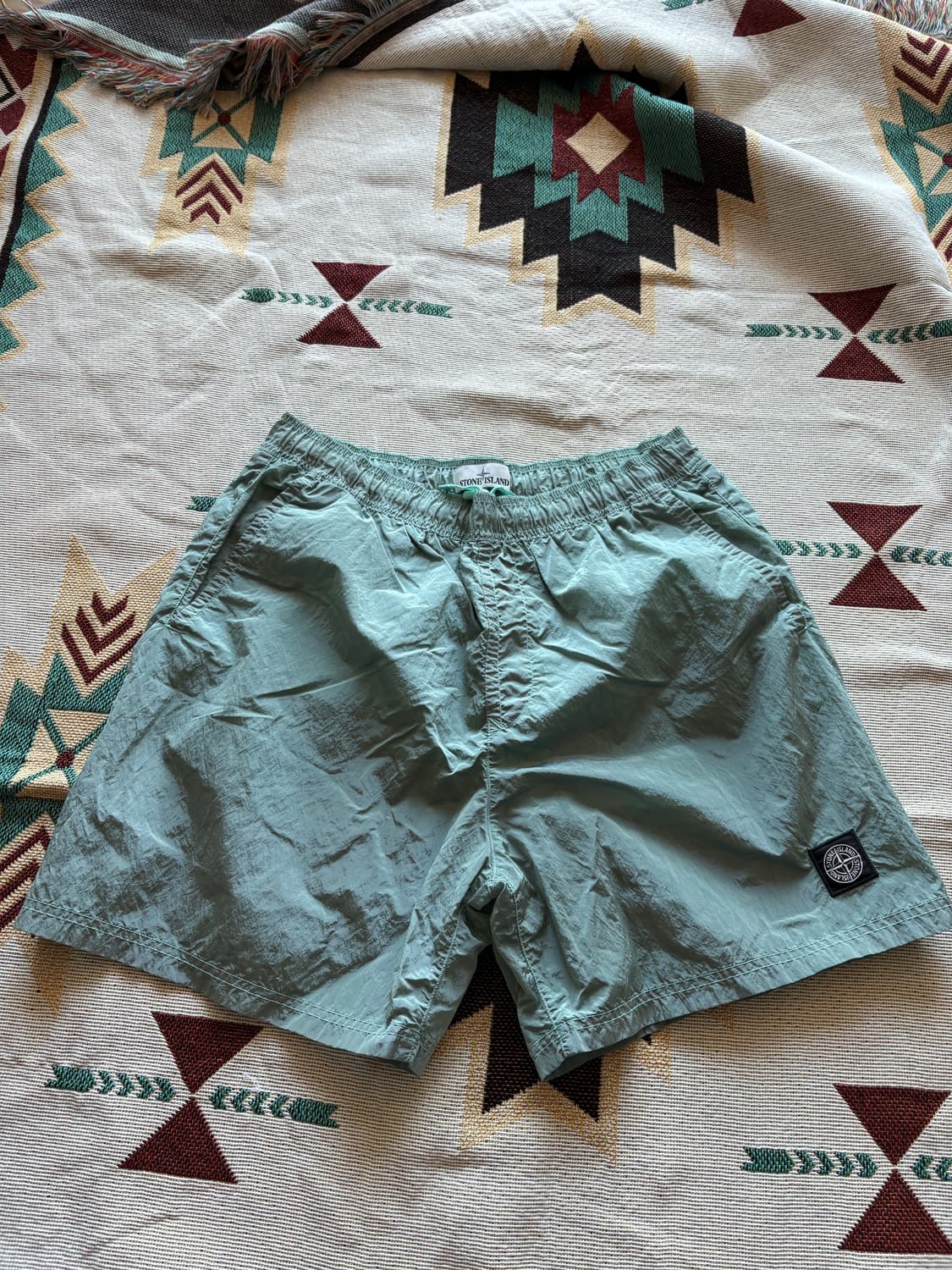 스톤 아일랜드 B0943 나일론 메탈 나일론 스위밍 트렁크  상품이미지2