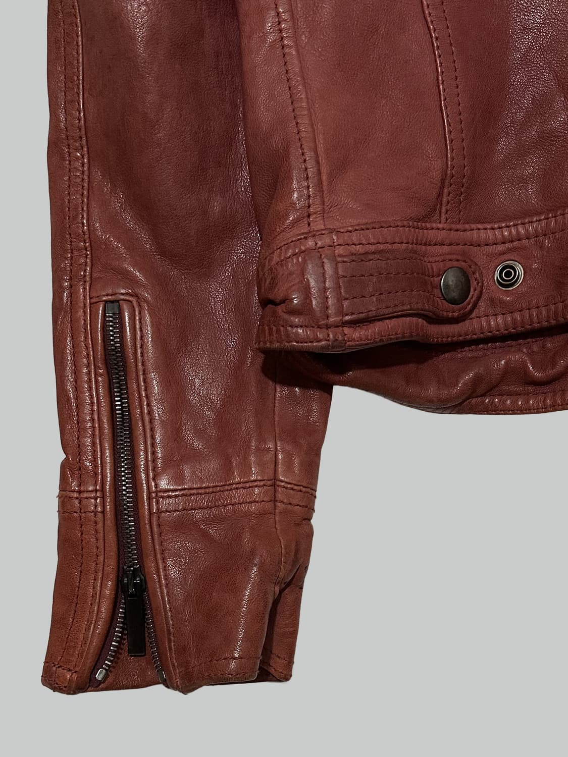 알마니 레더 자켓 상품이미지9