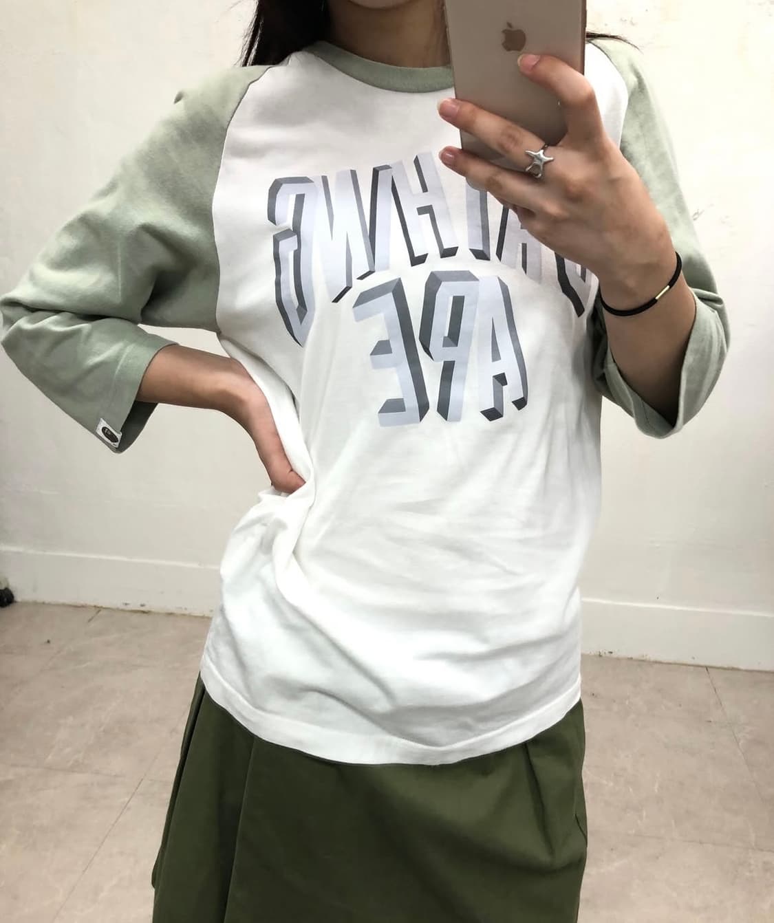 베이프 레글런 티셔츠  상품이미지2