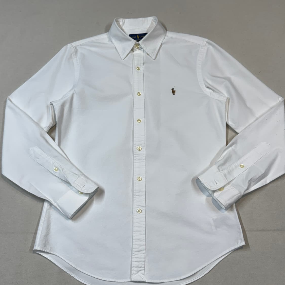 M) 폴로 랄프로렌 클래식 화이트 옥스포드 셔츠 슬림핏 상품이미지2