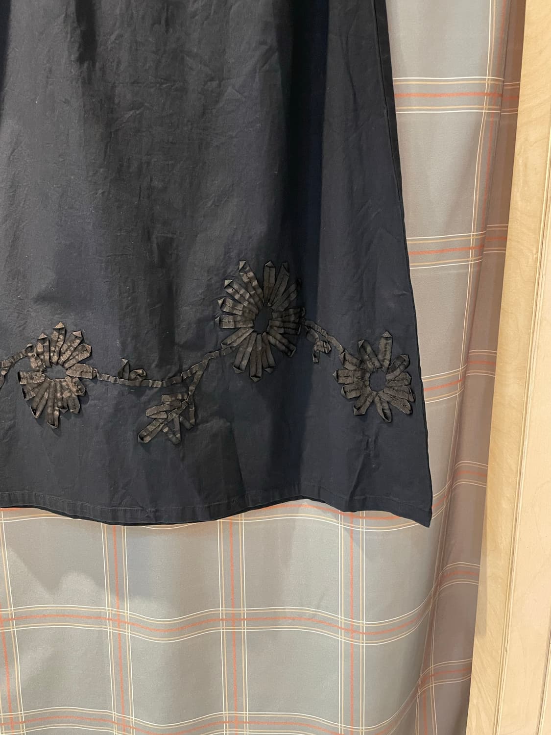 일본빈티지 플라워디테일 롱스커트 상품이미지1