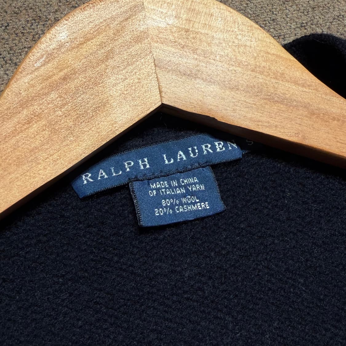 폴로랄프로렌 여성 캐시미어 롱 가디건 s 니트 상품이미지2