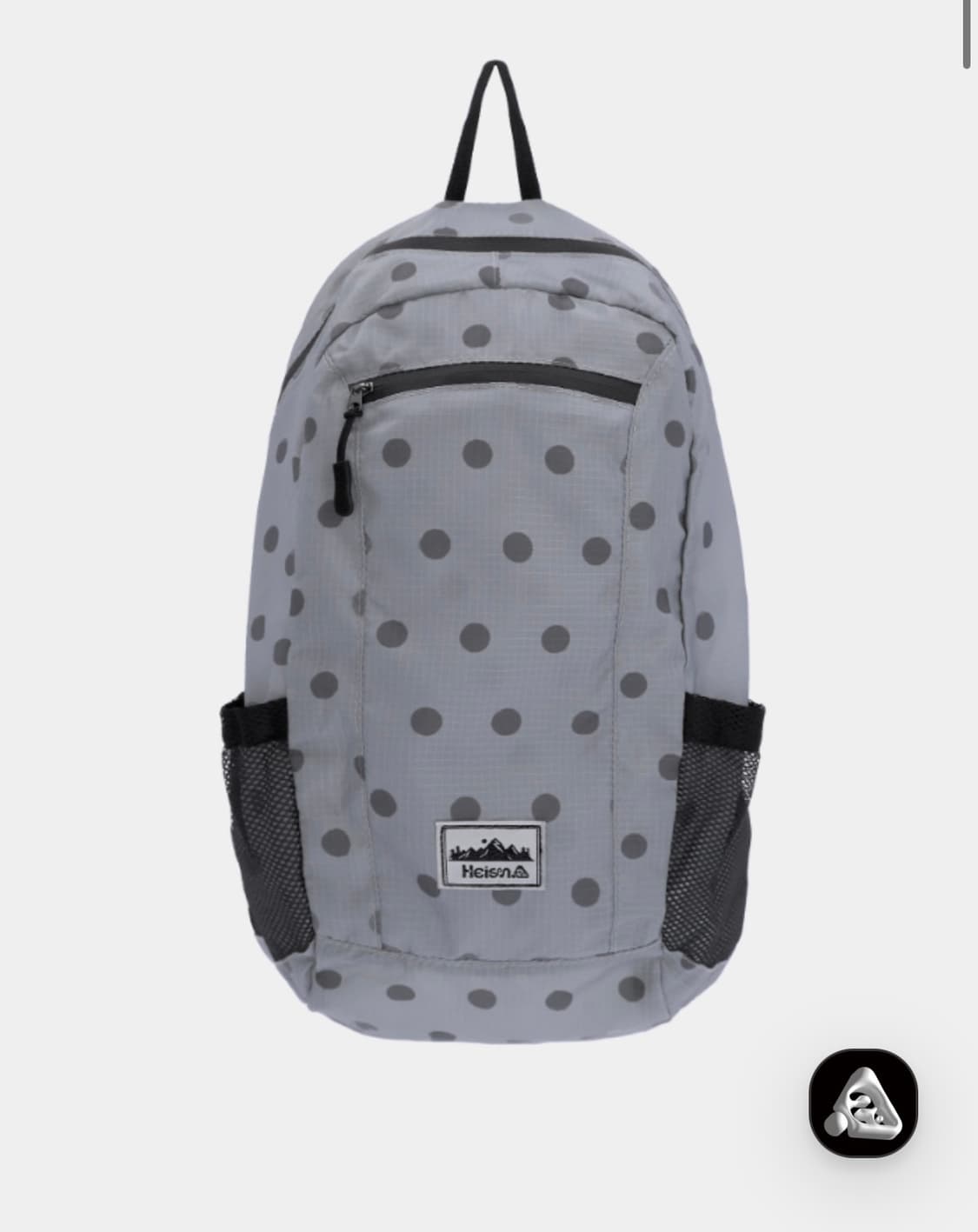 하이산 초경량 컴팩트 포켓백 v1 도트 차콜 상품이미지1