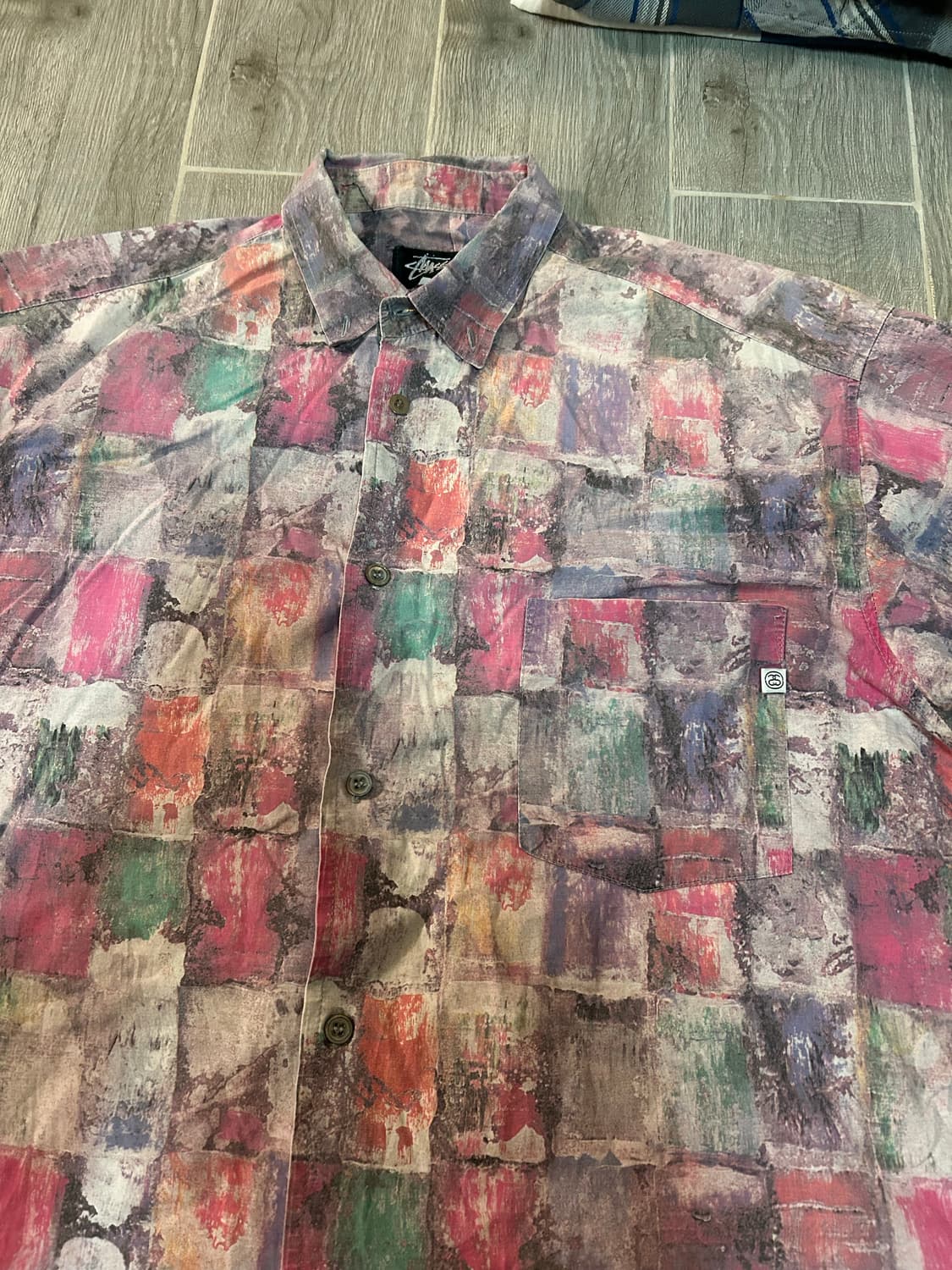 80s 스투시 블랙태그 셔츠 xl 상품이미지2