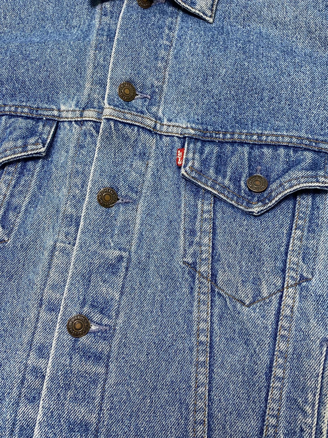 80s USA 리바이스 3세대 데님 트러커 자켓 상품이미지2