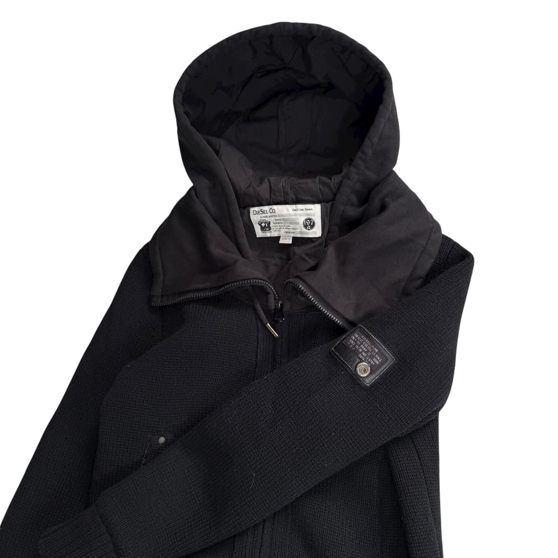 디젤 후드 니트 집업 상품이미지3