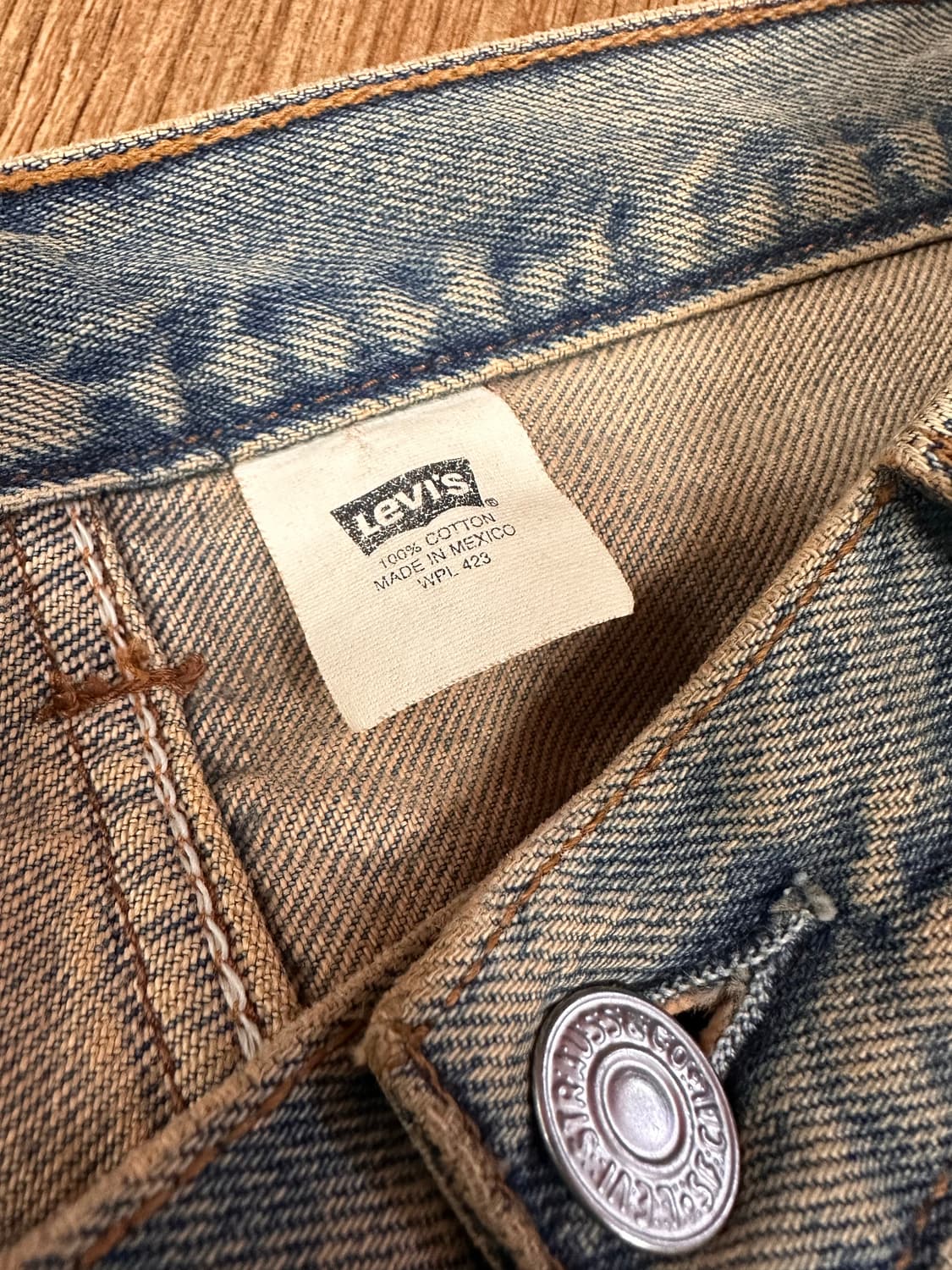 (32)리바이스 501 레오파드 데님 팬츠 상품이미지9