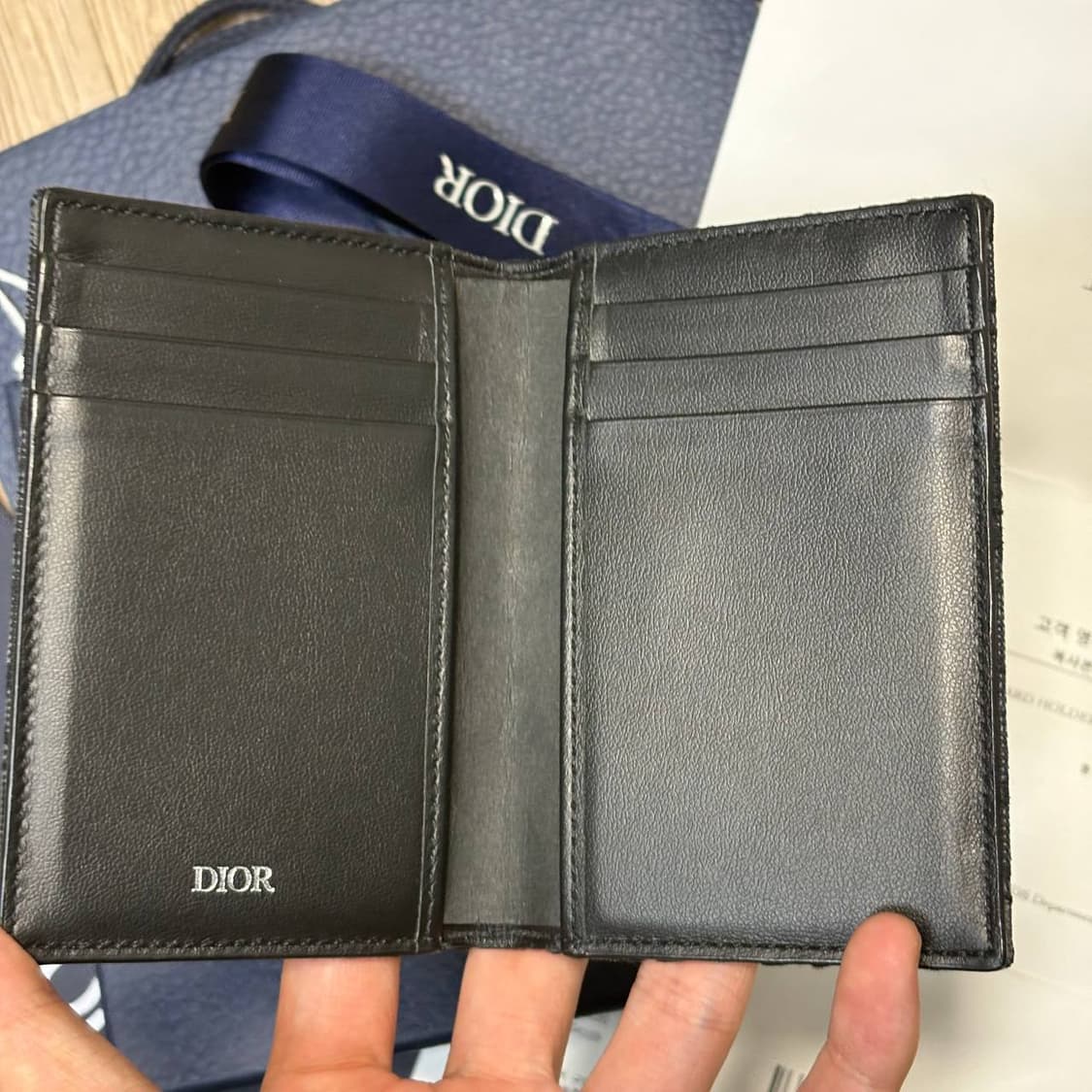 (풀구성) 디올 오블리크 오거나이저 블랙 상품이미지2