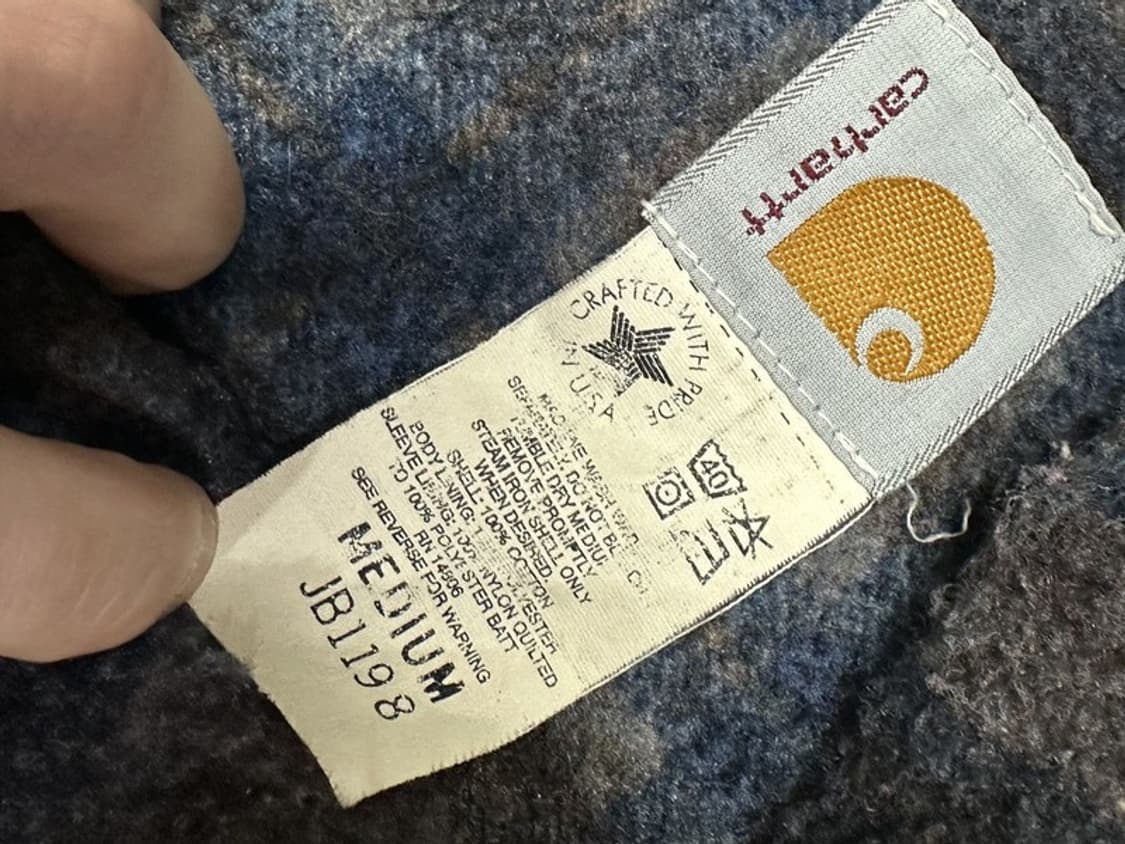[M] CARHARTT 90ss JB1198 액티브 데님후드자켓 상품이미지5