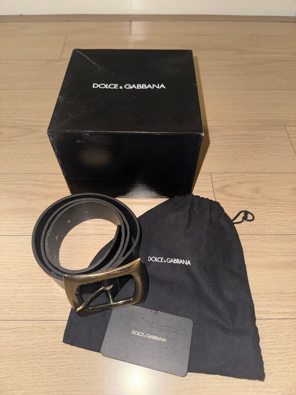 돌체앤가바나 아카이브 레더 벨트 상품이미지3