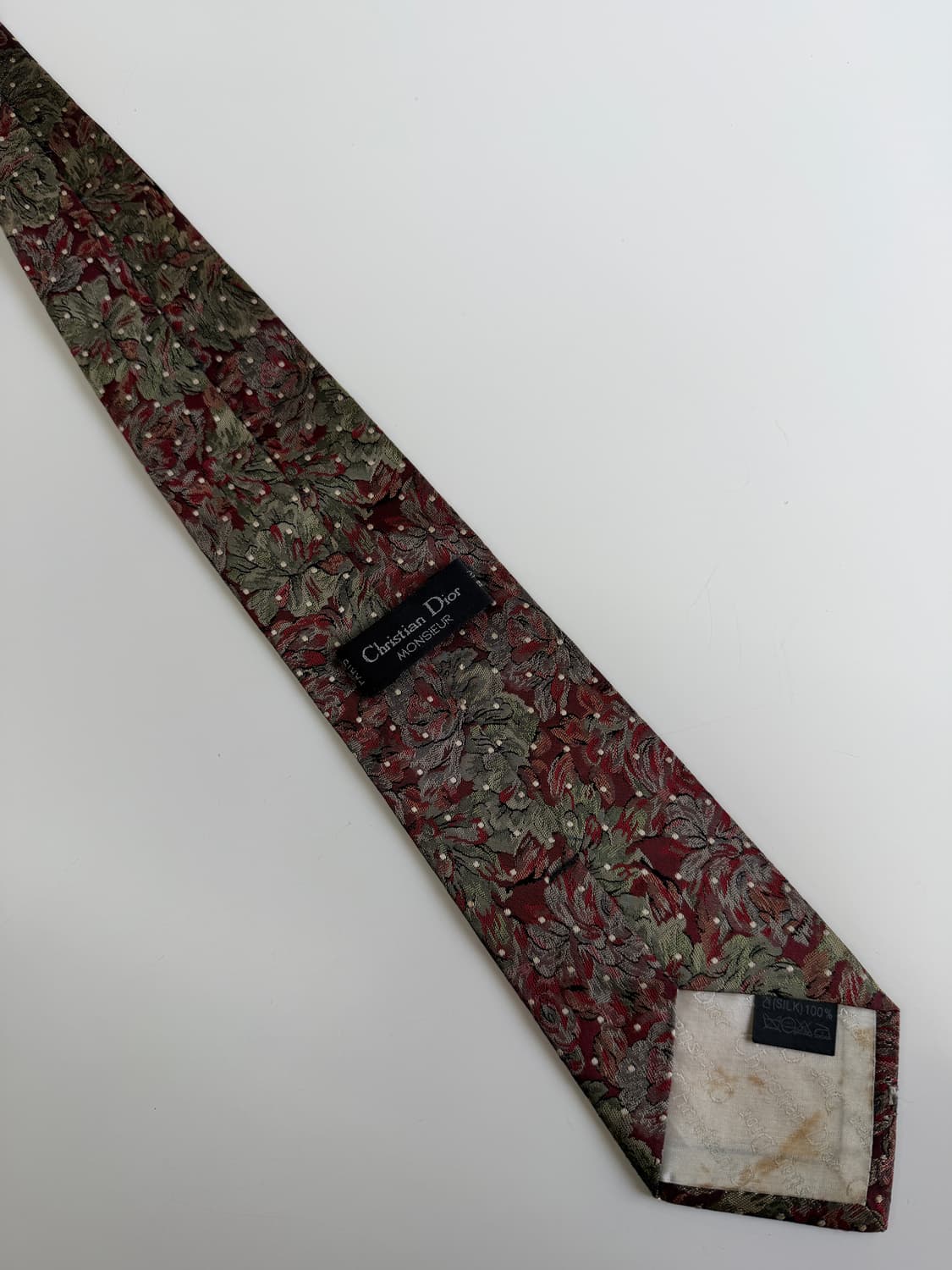 디올(Dior) 명품 실크 넥타이 9cm 상품이미지3