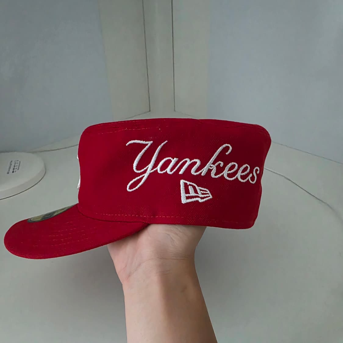 뉴에라 MLB 뉴욕 양키스 필박스 피티드캡 스칼렛 상품이미지2
