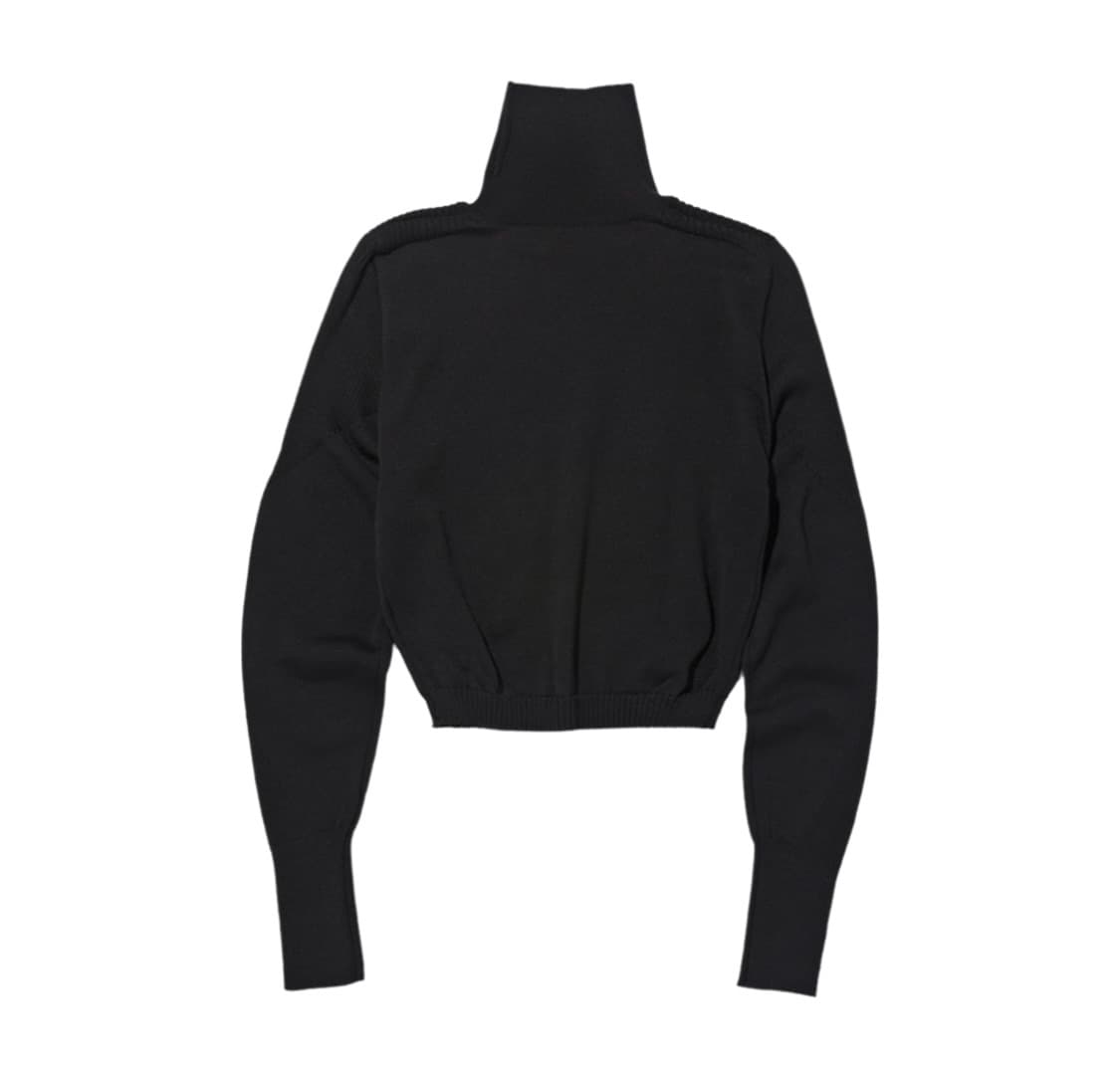 미스치프 터틀 넥 니트 탑 블랙 S 상품이미지2