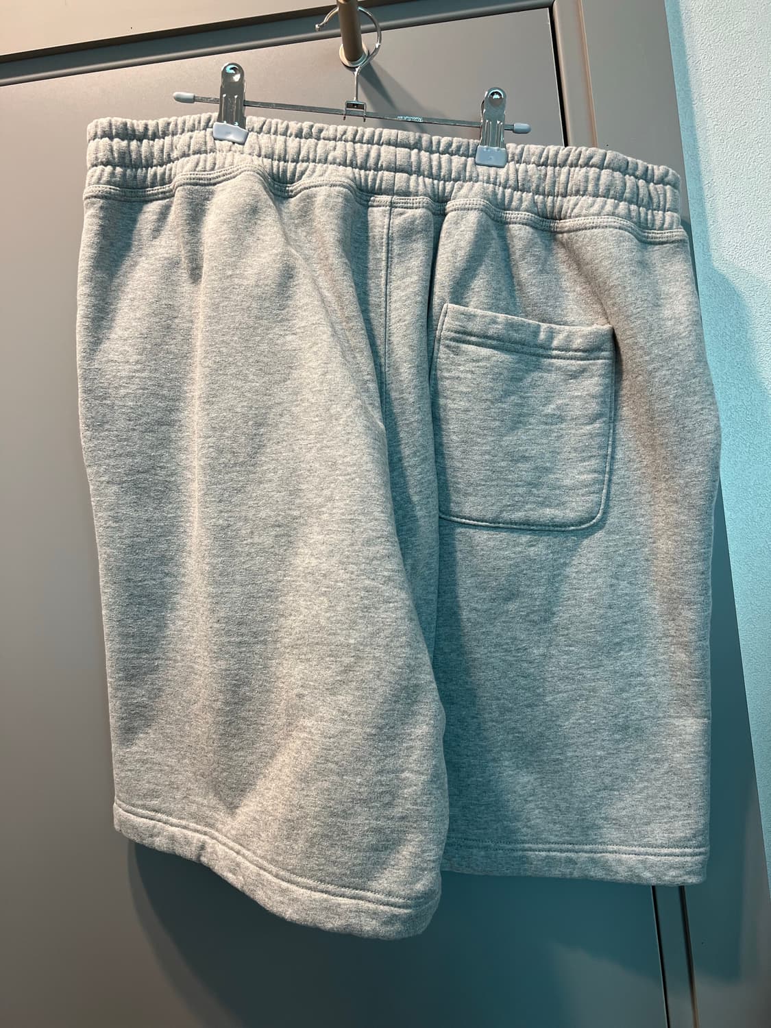 스투시 오버다이드 스탁 로고 쇼츠 그레이 헤더 L 상품이미지3