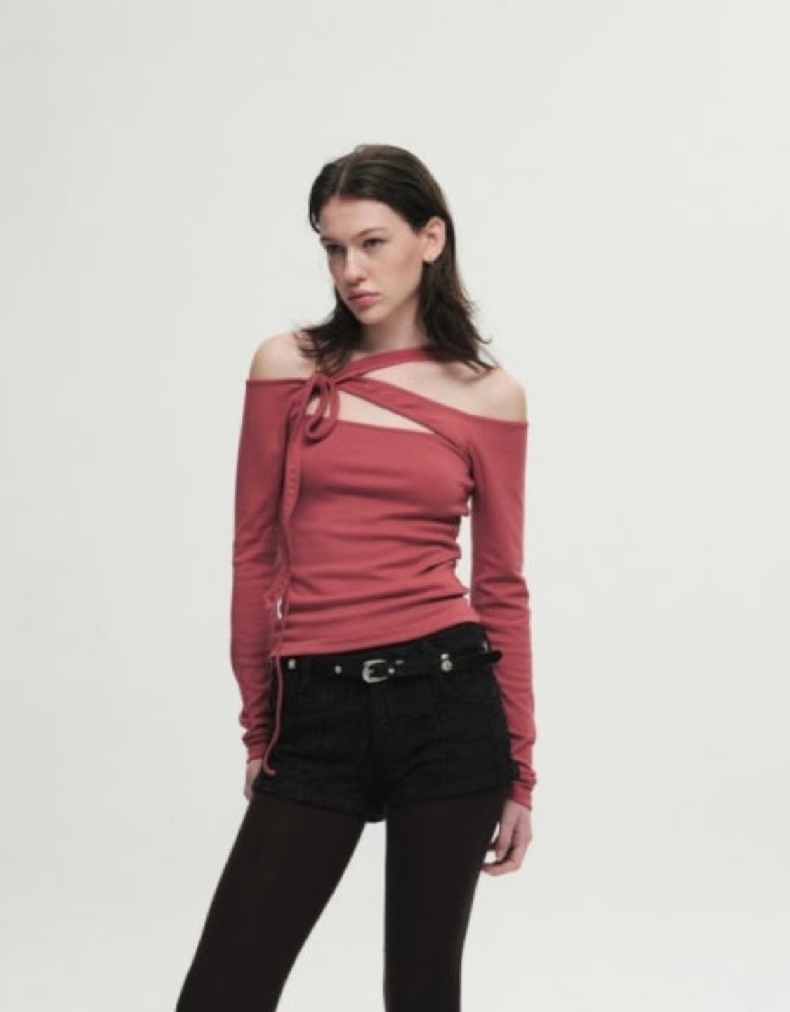 세릭 홀리데이컬렉션 탱글 스트랩 탑 레드 상품이미지2